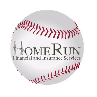 homerun logo written inside a baseball